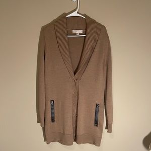 Michael Kors oversized camel cardigan